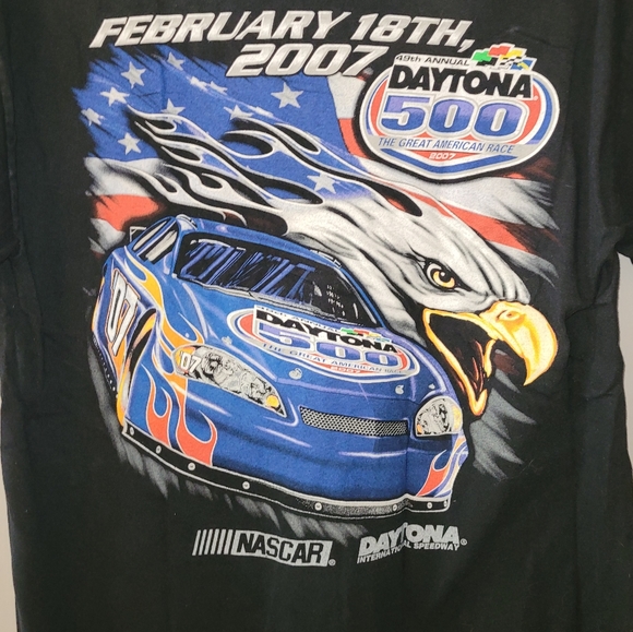 2007 NASCAR 49th DAYTONA 500 Size M T-Shirt - Picture 9 of 10